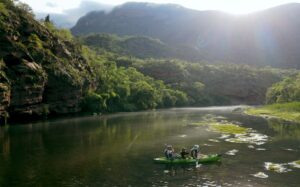 FLOTADA EN KAYAK